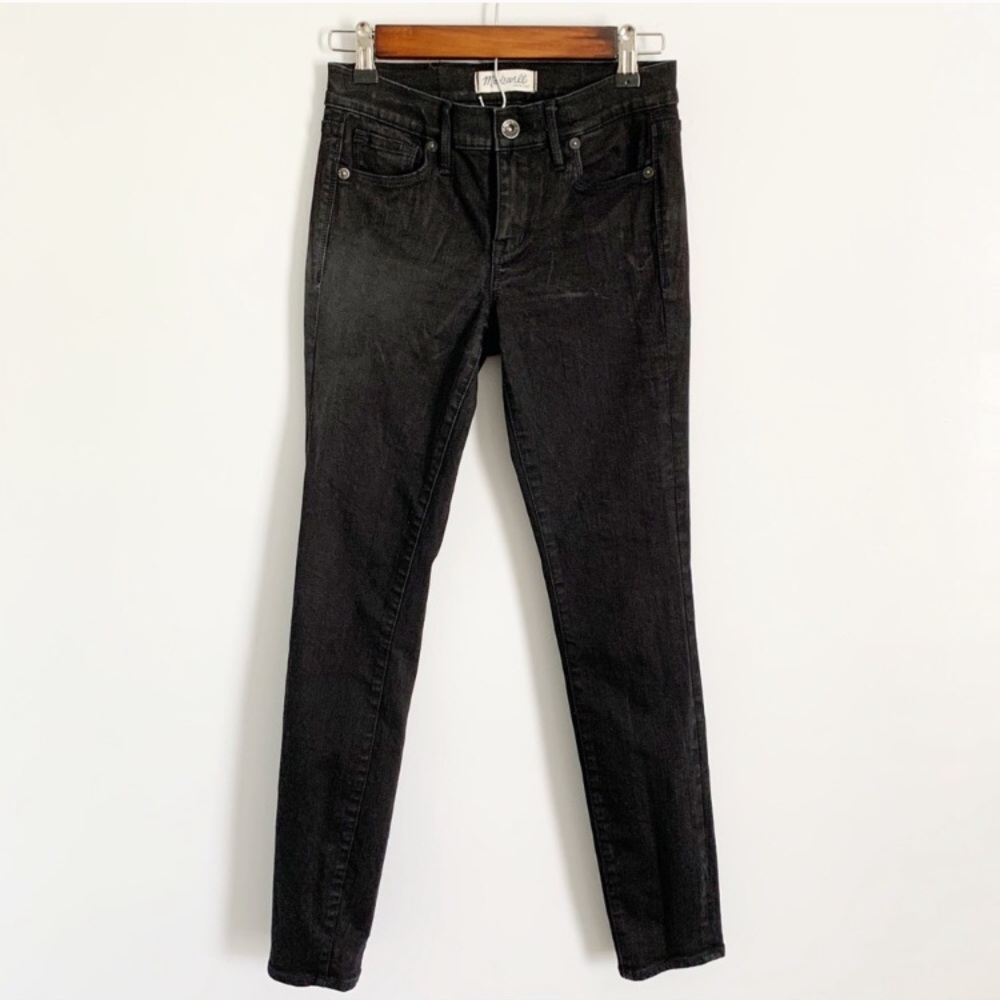 Madewell black skinny jeans